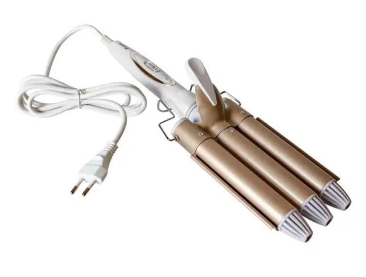 Плойка для волосся Gemei GM 1988-25 3-хвилі з керамічним покриттям 45 Вт (2390000040) - фото 4