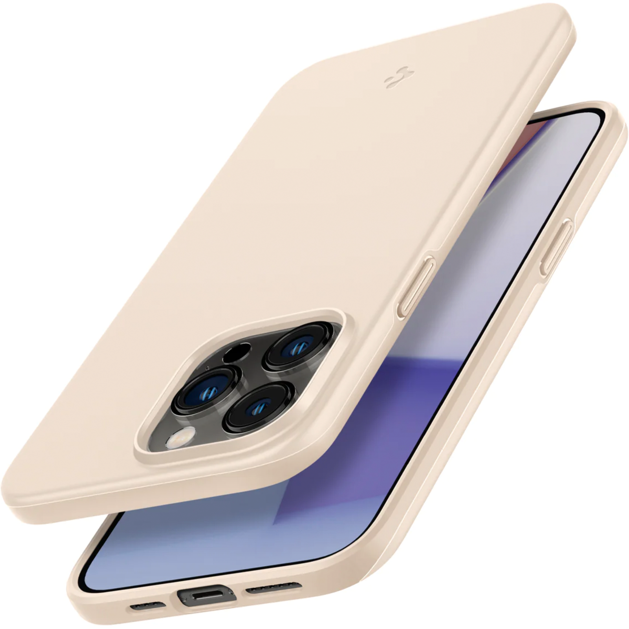 Чохол накладка Spigen Thin Fit Series Case for iPhone 14 Pro, Sand Beige (ACS04785) - фото 9