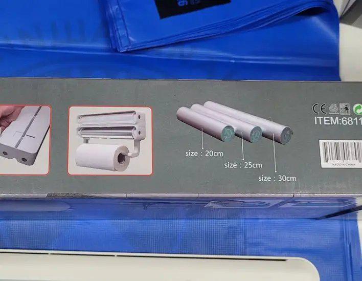 Диспенсер кухонный Plastic Film Cutter PLAT-01 3в1 для пленки фольги и полотенец - фото 9 Диспенсер кухонный Plastic Film Cutter PLAT-01 3в1 для пленки фольги и полотенец - фото 9