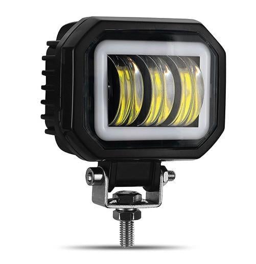 Фара світлодіодна квадратна противотуманная 30W/LED кільце з чіткою світловий кордоном Фара світлодіодна квадратна противотуманная 30W/LED кільце з чіткою світловий кордоном