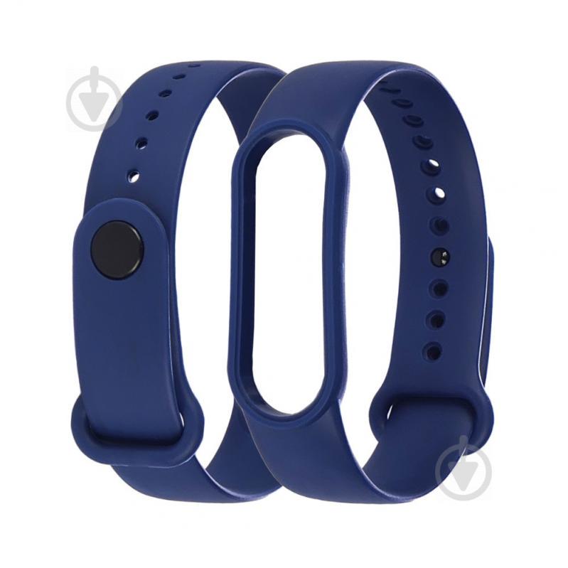 Ремешок силиконовый Anchor для Xiaomi Mi Band 5/ 6 Сапфировый