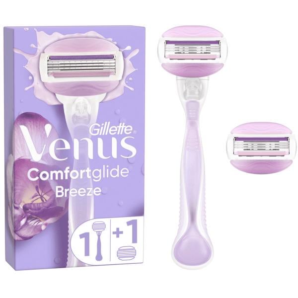 Станок для бритья женский GILLETTE Venus ComfortGlide Breeze со сменной кассетой (31158920)