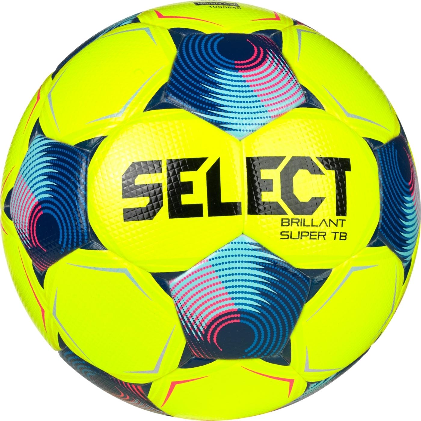 Футбольный мяч Select BRILLANT SUPER TB V25 FIFA QUALITY PRO р. 5 Бело-розовый (361500-002)