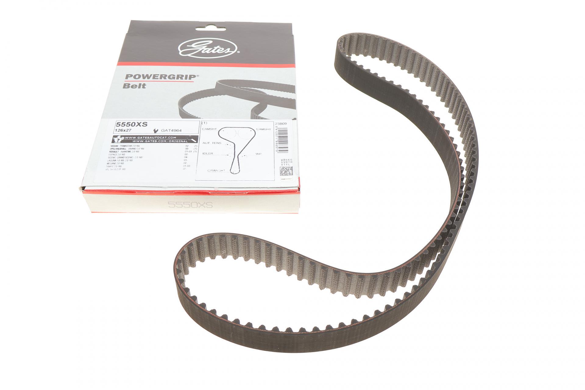 Ремень ГРМ Renault Laguna II/Scenic II 1.8/2.0 02- 5550XS GATES