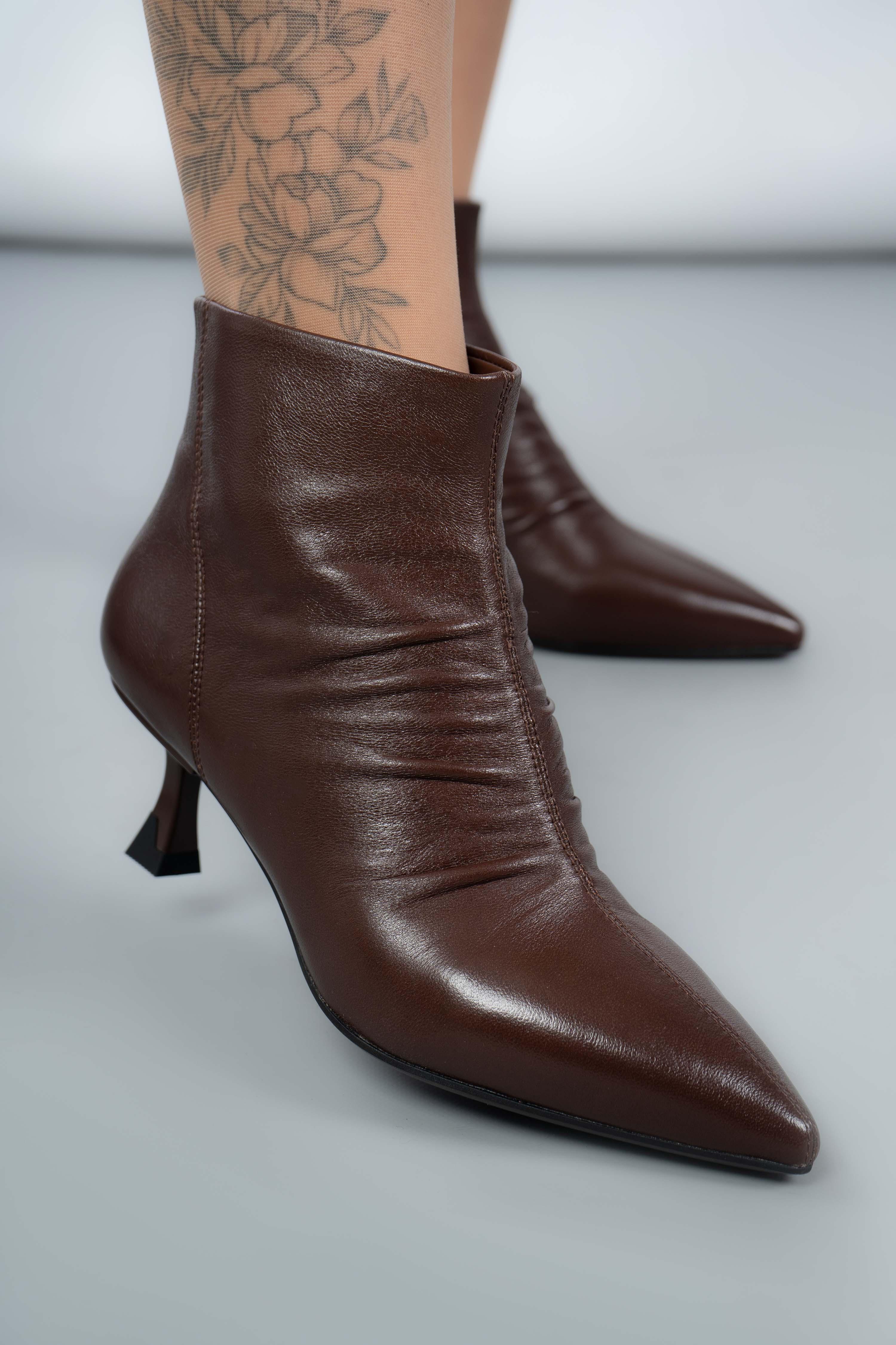 Ботинки женские Where Uweare BR96M302-2-2 346706 натуральная кожа р. 37 Коричневый (346706_37)