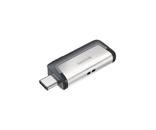 Флешка USB Flash Drive SanDisk USB 3.1 Ultra Dual Type-C 150 Mb/s 256Gb Silver/Black