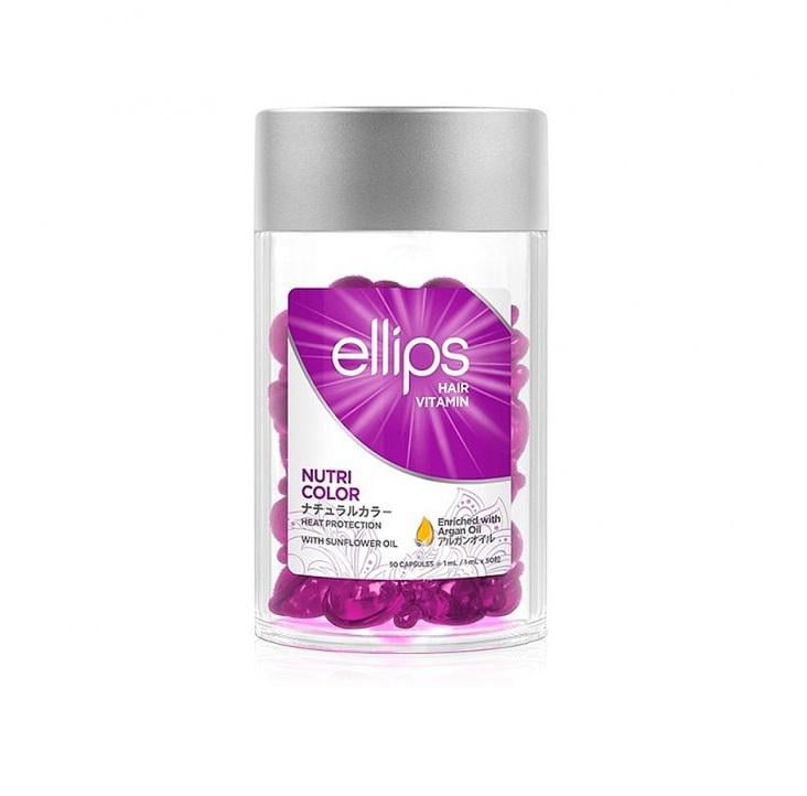 Витамины-масло для волос Ellips Nutri color with triple care 50 шт. (8993417200434)