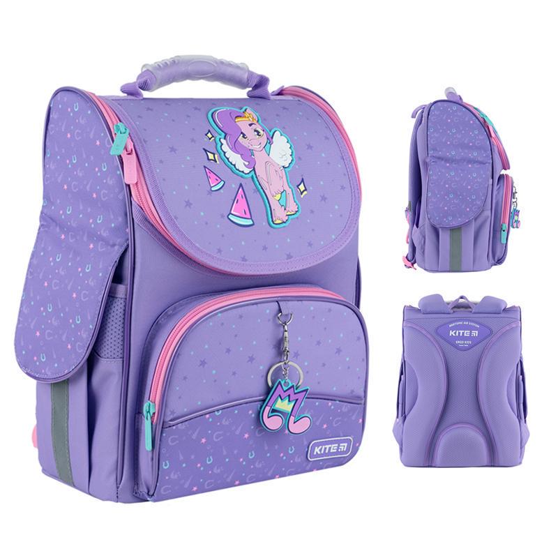 Рюкзак каркасный школьный KITE Education My Little Pony 35х25х13 см 11,5 л Фиолетовый (LP24-501S) - фото 9