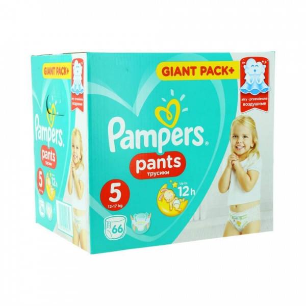 Підгузки-трусики Pampers Pants р. 5 12-17 кг 66 шт. - фото 1