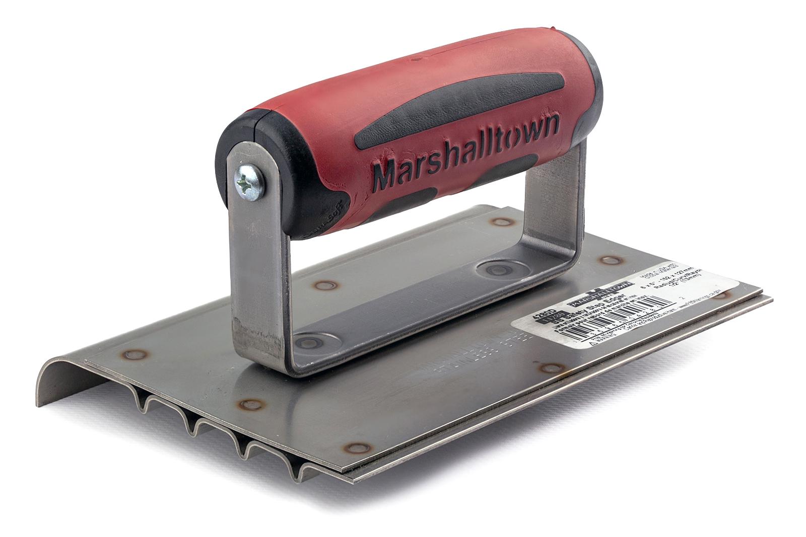 Гладилка-радіус по бетону Marshalltown QLT з нарізником канавок 152х127 мм (14280)