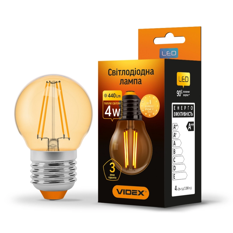 LED-лампа Videx Filament G45FA 4W E27 2200K 220V Бронзовый (VL-G45FA-04272) LED-лампа Videx Filament G45FA 4W E27 2200K 220V Бронзовый (VL-G45FA-04272)