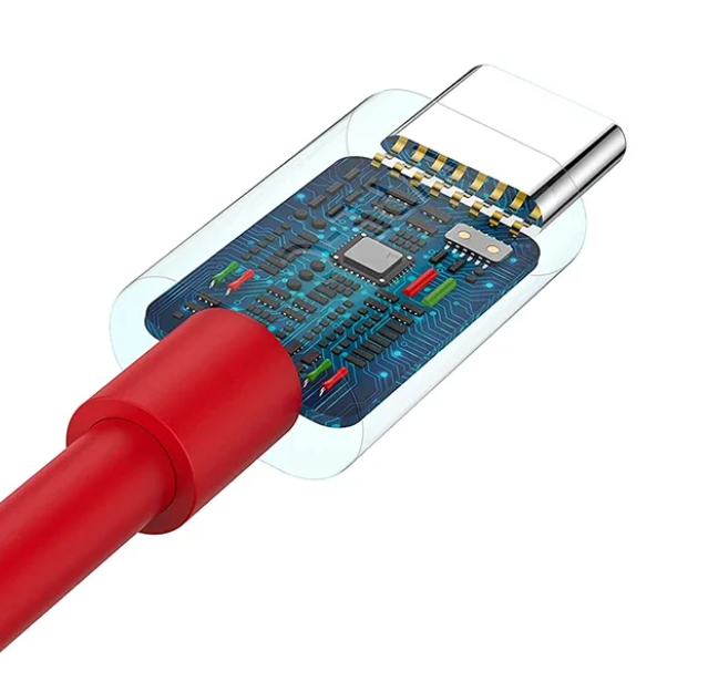 Кабель Data Cable UltraDART/SuperVOOC/Warp/150W/240W/12A 1 м Type-C на Type-C/USB-C OEM Red - фото 2