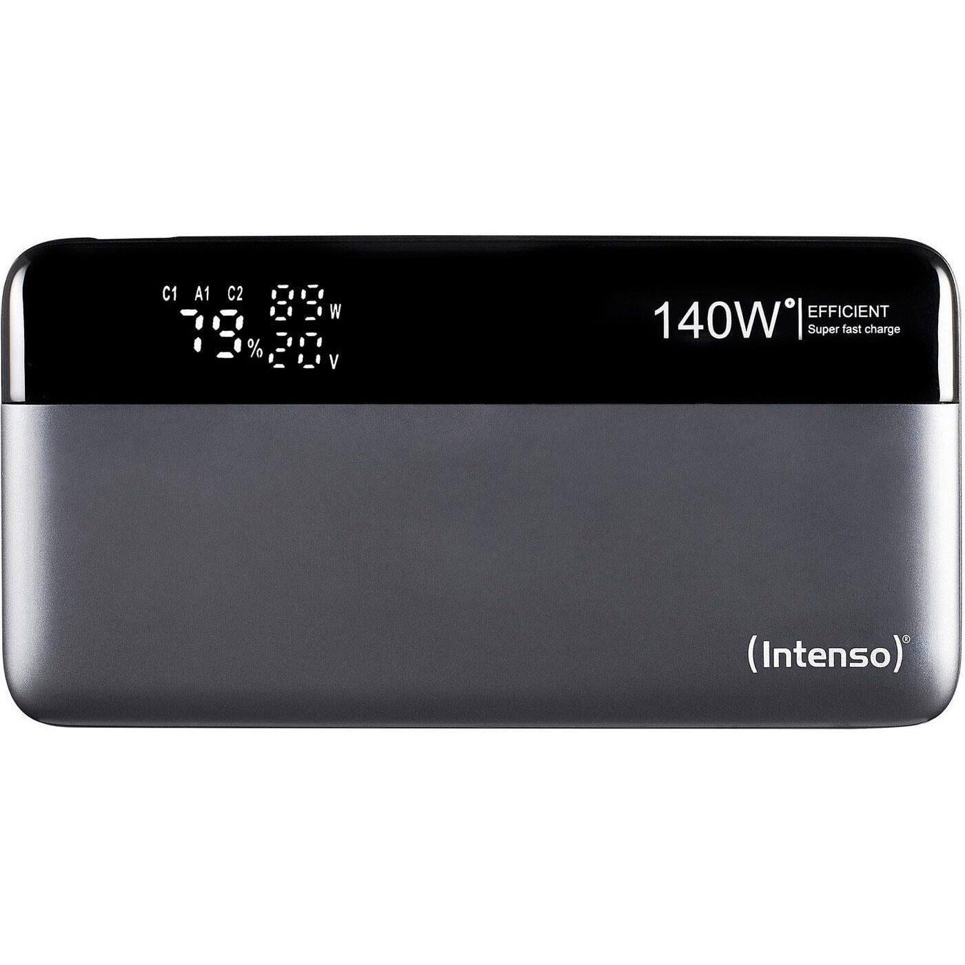Зовнішній акумулятор Intenso HE25000 25000 mAh 140W Grey (7350060) Зовнішній акумулятор Intenso HE25000 25000 mAh 140W Grey (7350060)