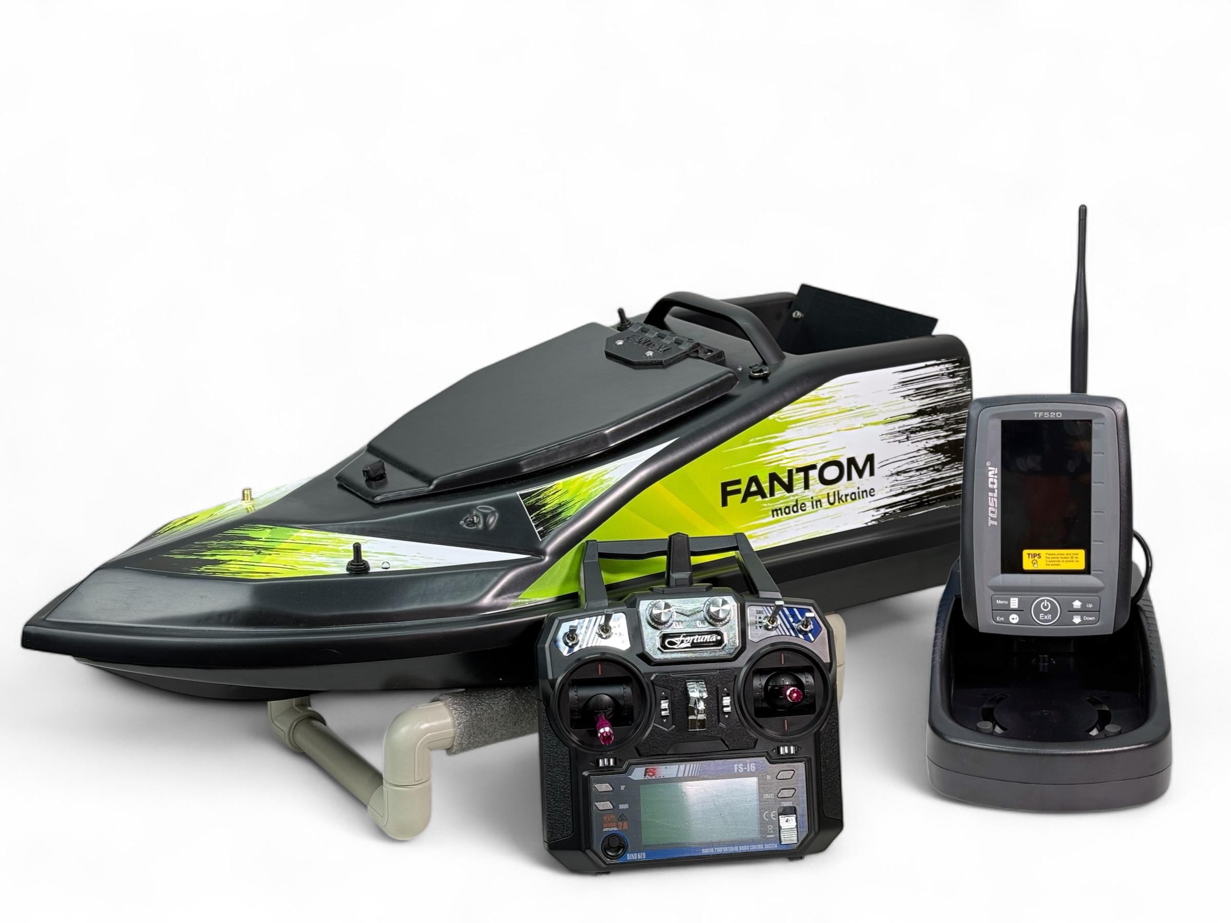 Кораблик для підгодовування Фантом Модерн з ехолотом Toslon520 і GPS автопілотом V3_9/1