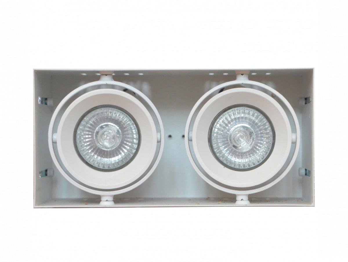 Підсвічування вбудоване Brille MS-08/2 GU10 SWH