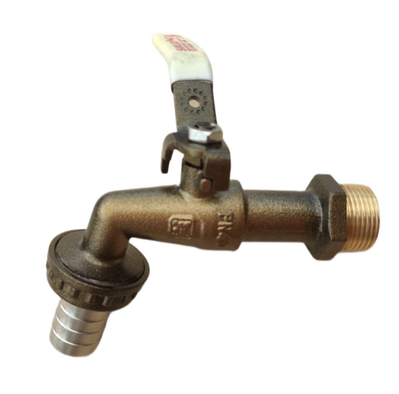 Кран садовый поливочный 3/4"Бронзовый Кран садовый поливочный 3/4"Бронзовый