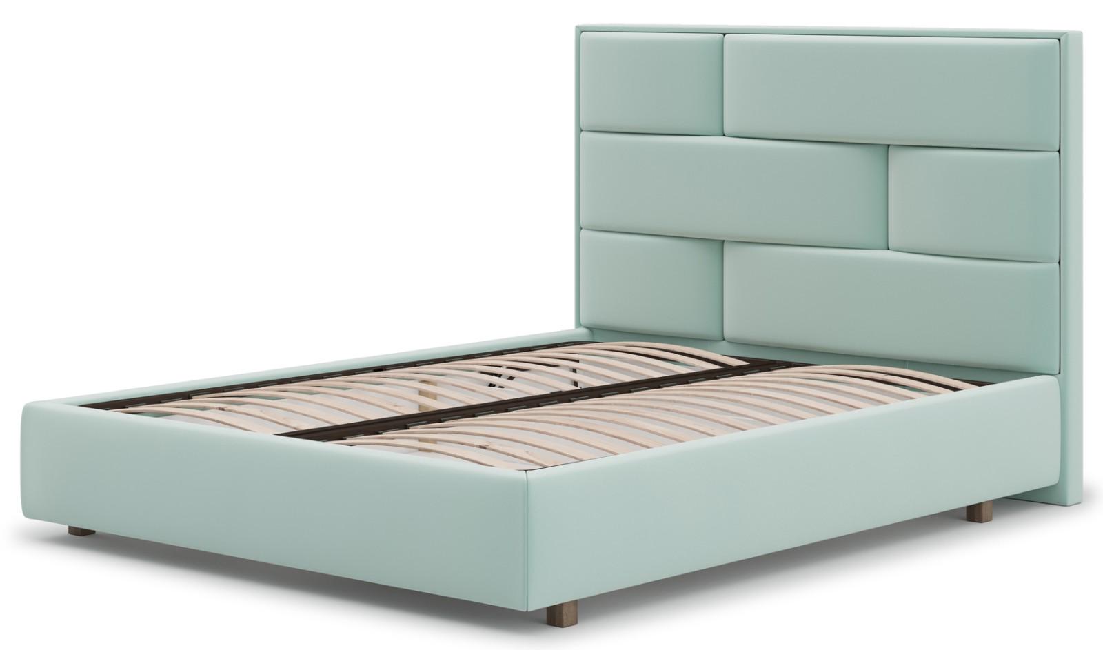 Кровать Стенфорд 160х200 см Light Denim Blue