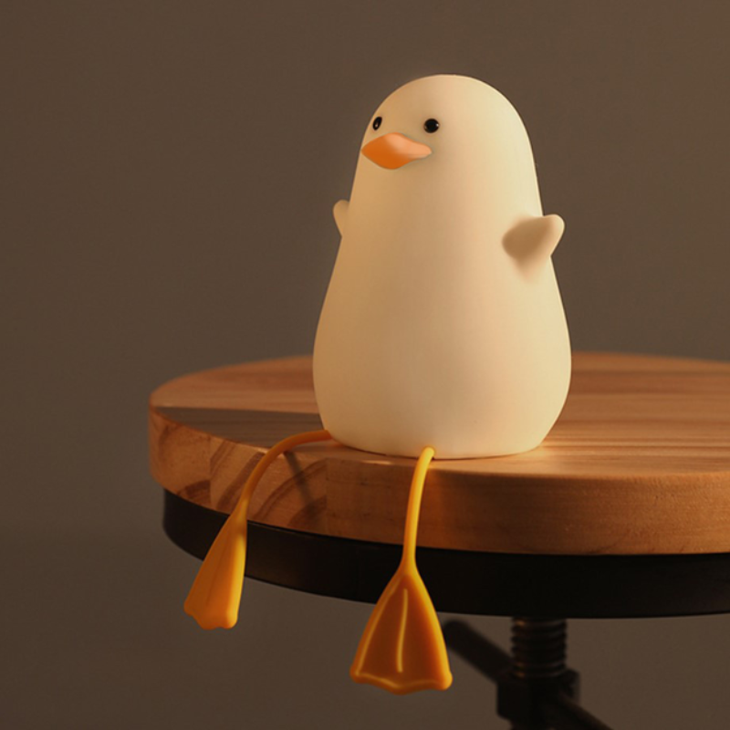 Світильник-нічник Мила качка з вбудованим акумулятором м'який силіконовий (2531713910) - фото 6