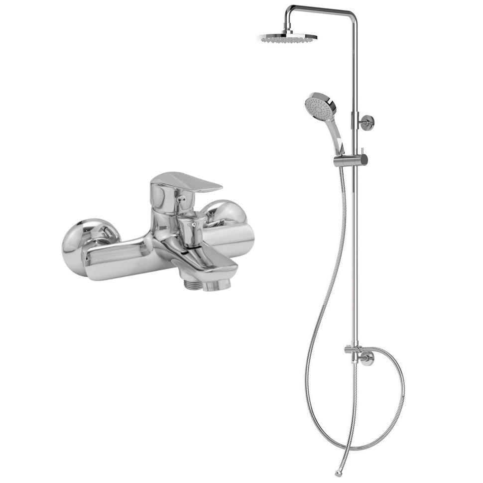 Душевая система со смесителем VOLLE DIOS SET20230923 Хром (177480)