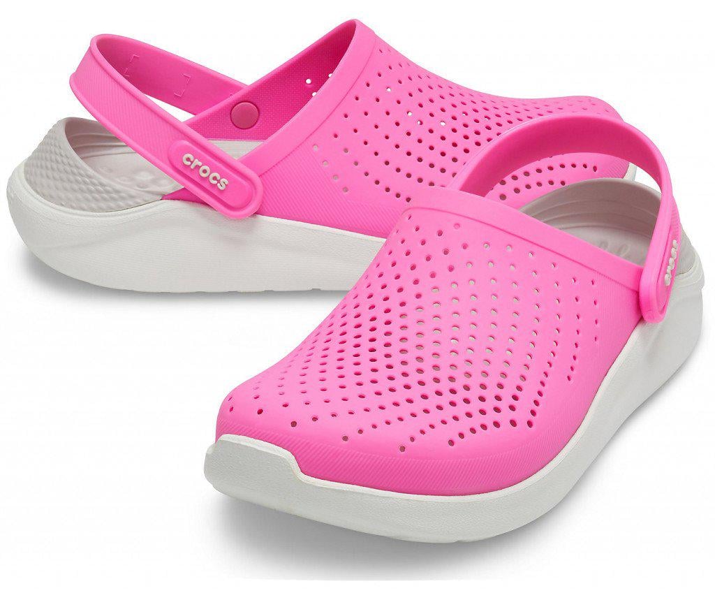 Сабо Crocs LiteRide р. 36 M4W6 Electric pink/Almost white - фото 3