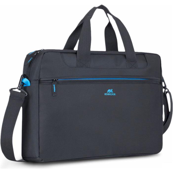 Сумка для ноутбука Rivacase 8057 Polyester Zipper Black (25441872)