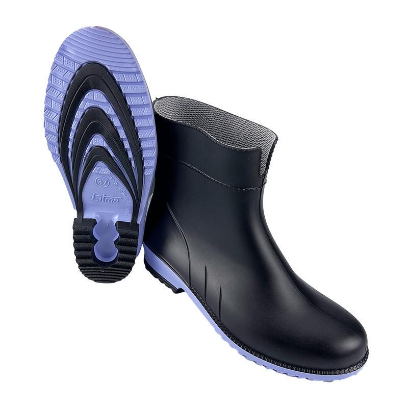 Гумові чоботи жіночі 863-3 p. 36 23 см Чорно-фіолетовий - фото 3 Гумові чоботи жіночі 863-3 p. 36 23 см Чорно-фіолетовий - фото 3