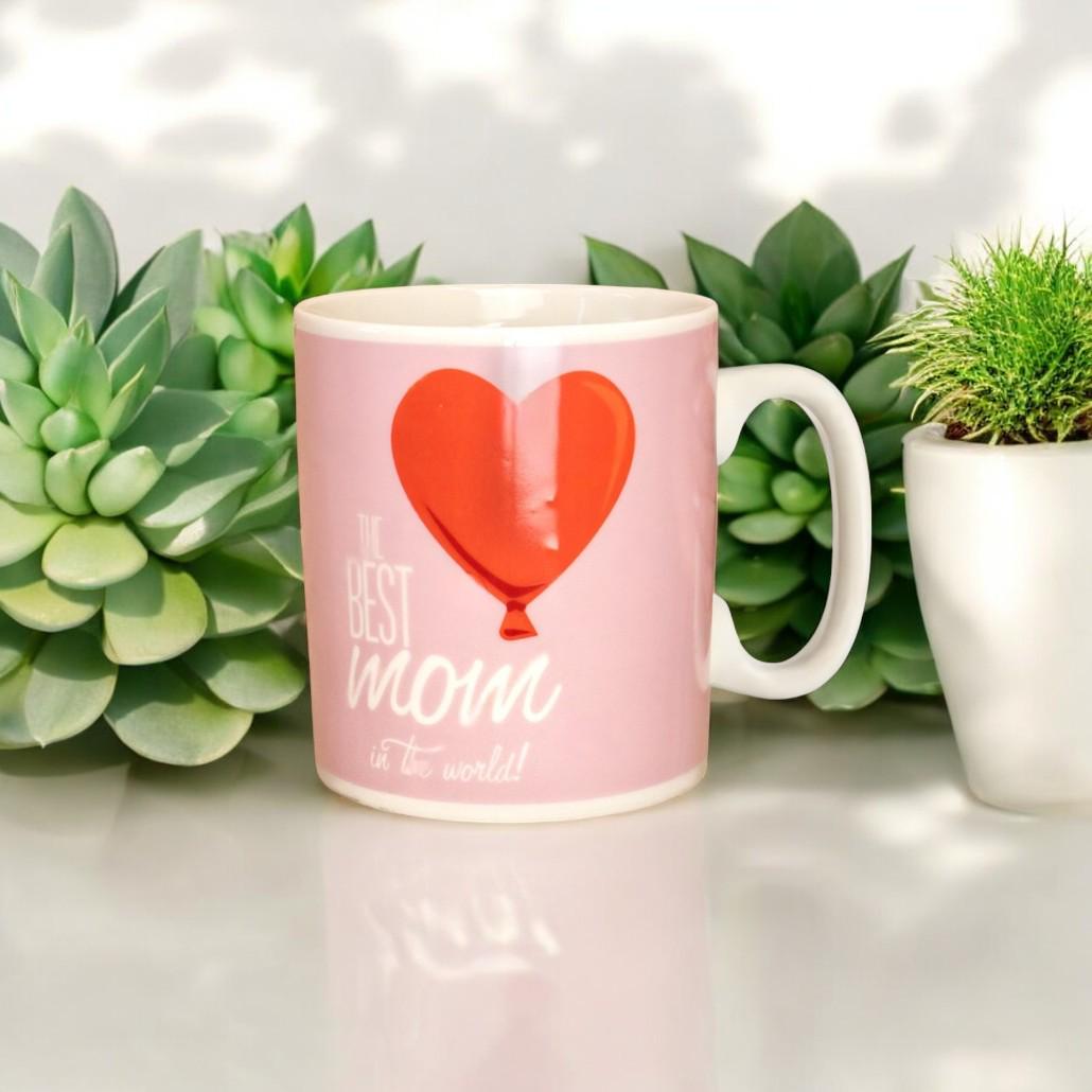 Кружка керамическая The Best MOM in the world 1 л Розовый - фото 7 Кружка керамическая The Best MOM in the world 1 л Розовый - фото 7