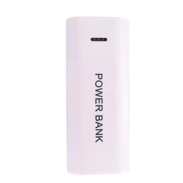 Корпус повербанка под АКБ 2x18650 5V 1,5A 6000 mAh USB/microUSB/фонарик White (PBB186502MW)