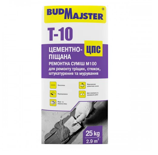 ᐉ  смесь BudMajster М100 Т10 цементно-песчаная 25 кг • Купить .