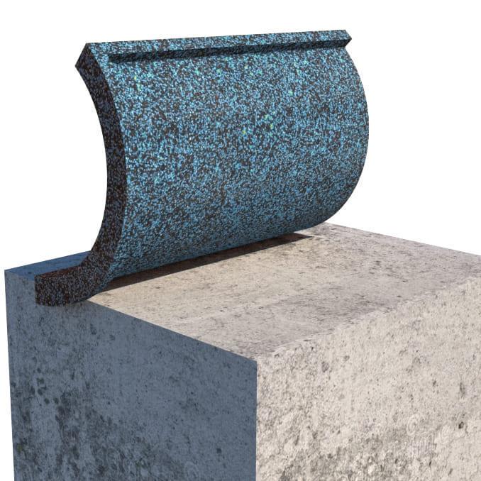 Гумові сходини двосторонні Мікс 50% 500х500х20 мм Синій (2562227280)