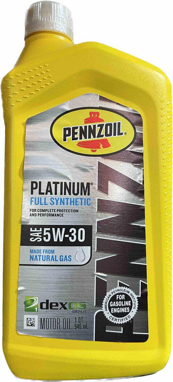 Моторное масло Pennzoil Platinum Fully Synthetic 5W-30 0,946 л (550022689) Моторное масло Pennzoil Platinum Fully Synthetic 5W-30 0,946 л (550022689)
