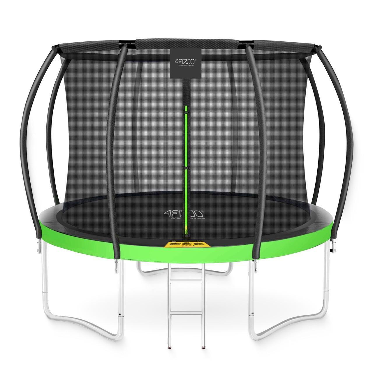 Батут із внутрішньою сіткою 4FIZJO PRO 10FT 312 см Black/Green (P-5907739314178) - фото 6 Батут із внутрішньою сіткою 4FIZJO PRO 10FT 312 см Black/Green (P-5907739314178) - фото 6