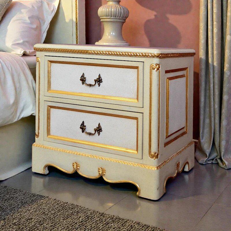 Тумбочка деревянная Элади красное дерево Бежевый (5304-017)