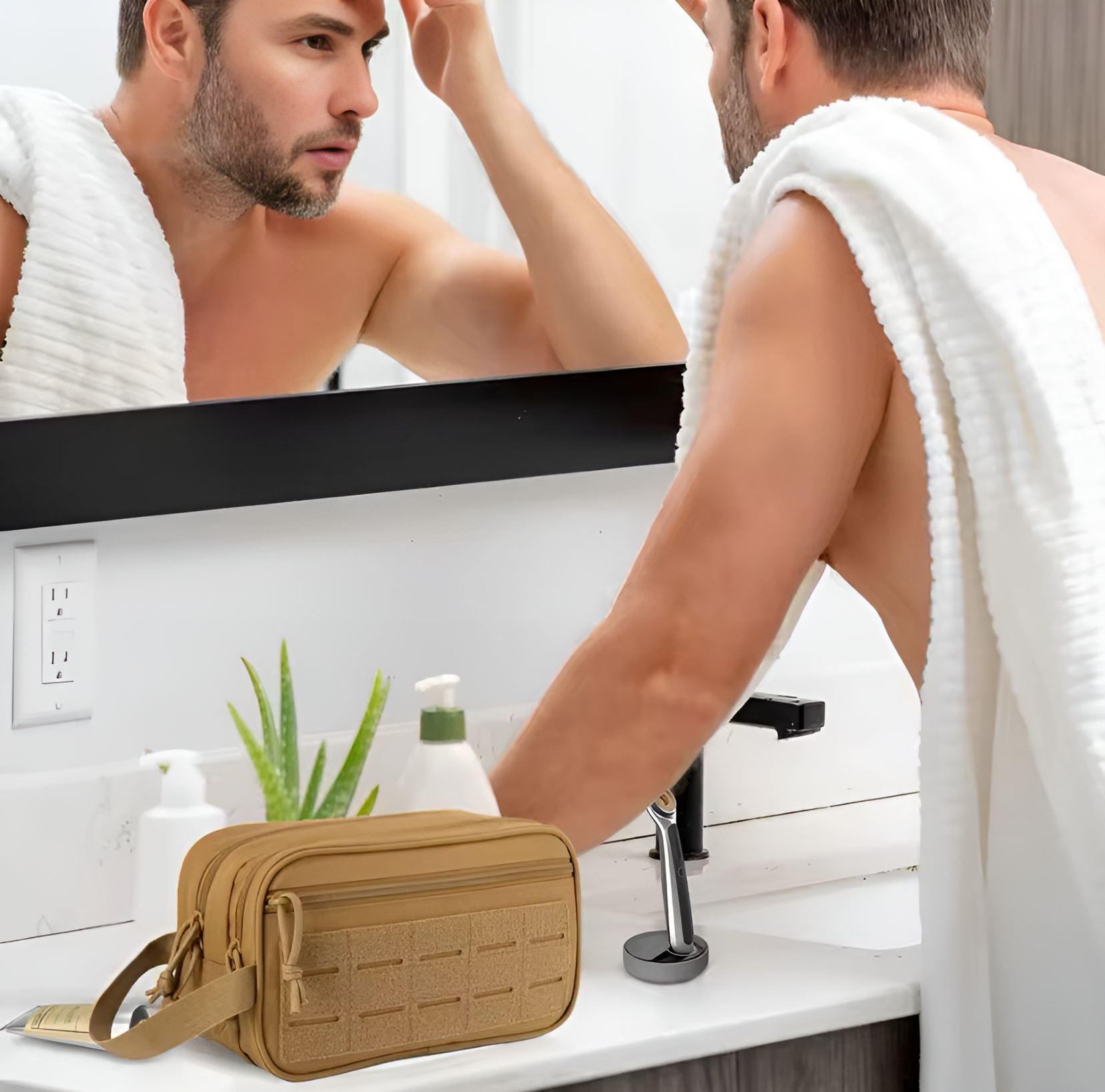 Сумка мужская Коричневый (28922900) - фото 3 Сумка мужская Коричневый (28922900) - фото 3