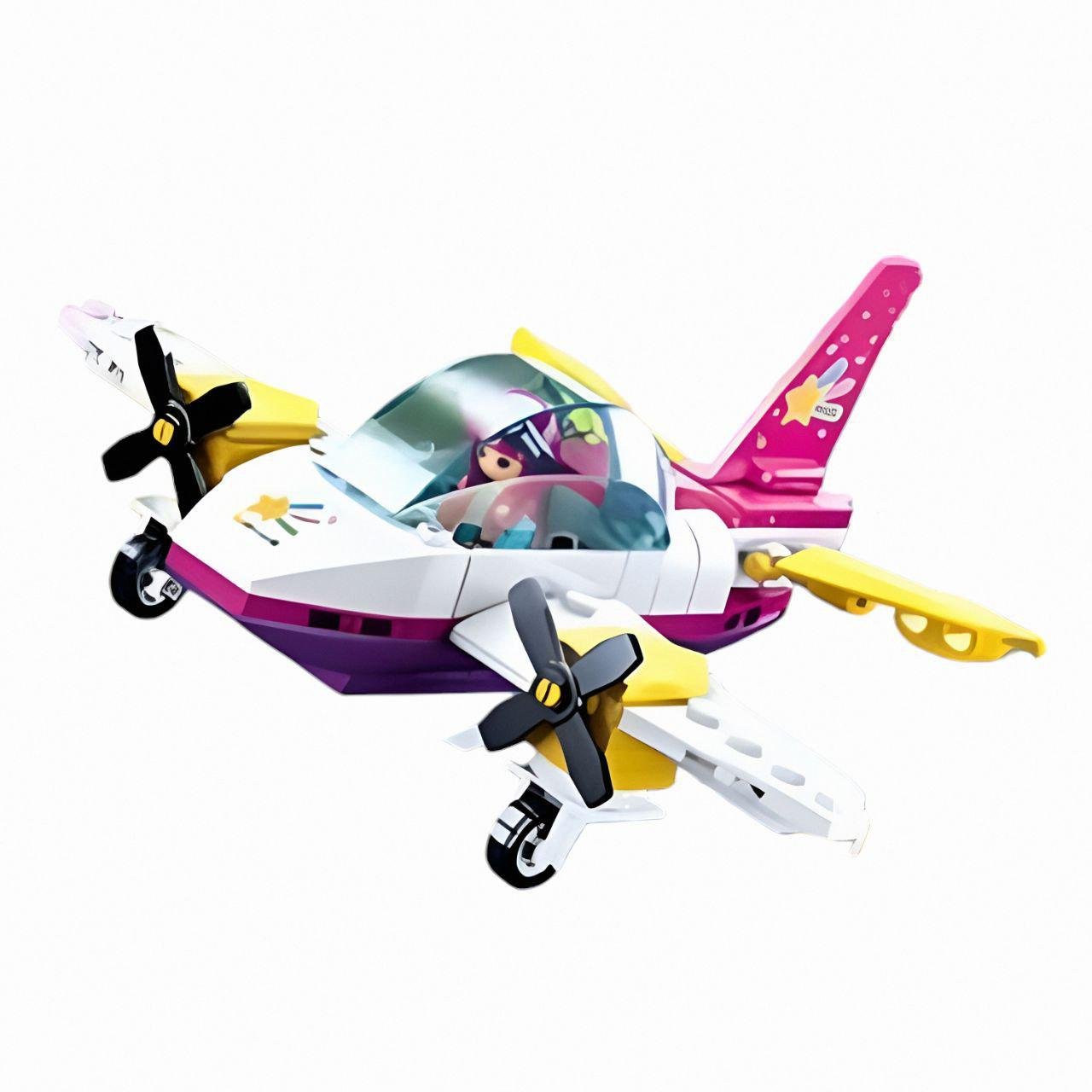 Конструктор Sluban M38-B0921 Самолет с фигуркой Разноцветный (27817181)