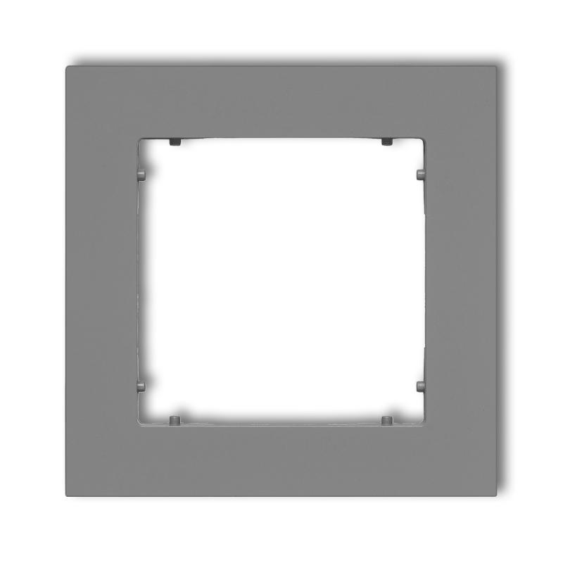 Рамка одинарная универсальная Karlik Mini Серый матовый (27MR-1)
