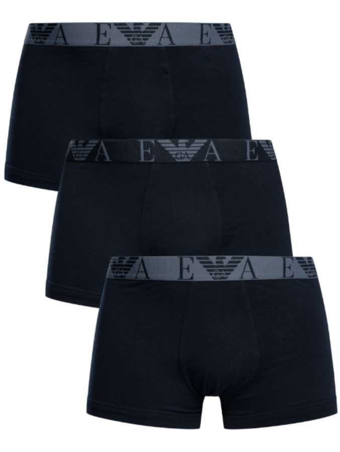 Боксеры мужские Emporio Armani L 3 шт. Синий (EM000259-blue) Боксеры мужские Emporio Armani L 3 шт. Синий (EM000259-blue)