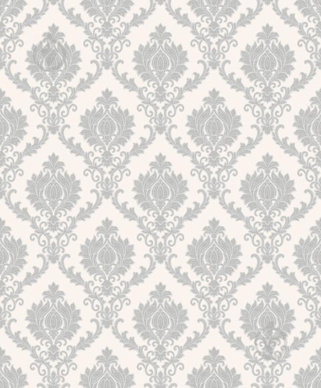 Итальянские виниловые обои на флизелиновой основе Cristiana Masi I Damaschi Серый (23641)