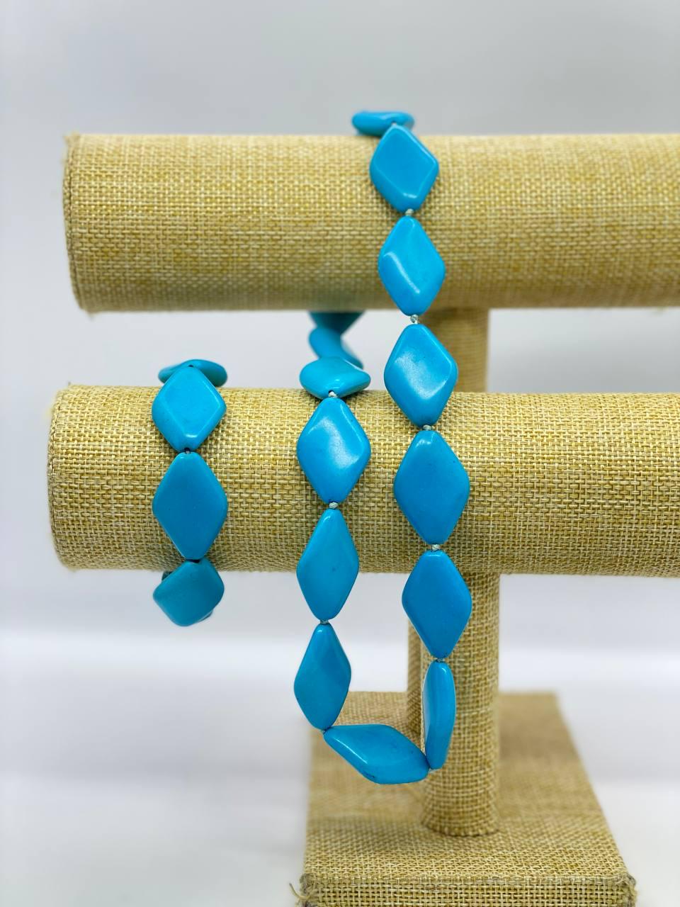 Комплект бирюза пресс 44 см Голубой (1068)