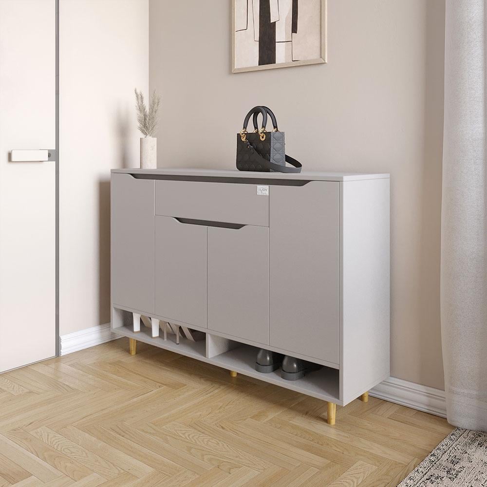 Тумба для обуви в прихожую Lion Салливан Тумба-2 Кашемир (000-000-2276)