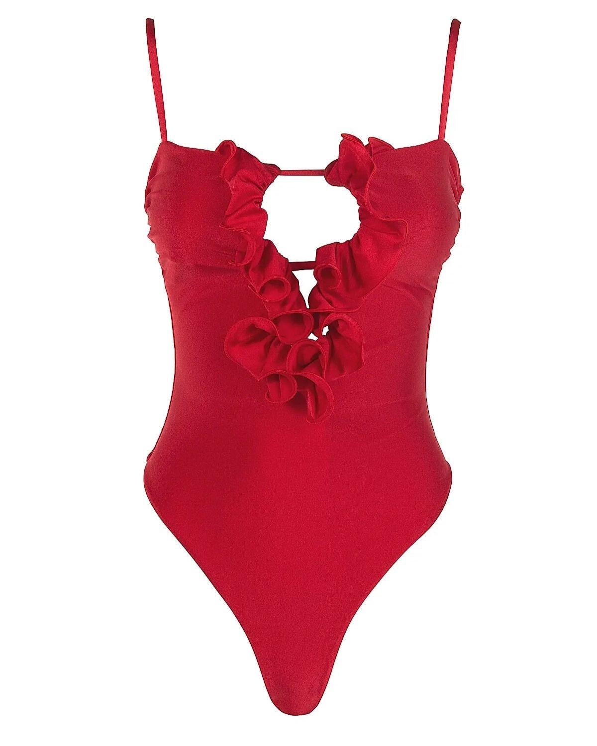 Купальник сплошной Isabel Beachwear 36306 М Красный (Mermaid-onepiece-red)