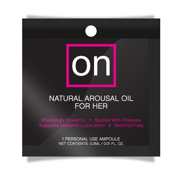 Пробник масла з ефектом вібрації Sensuva ON Arousal Oil for Her Original 0,3 мл