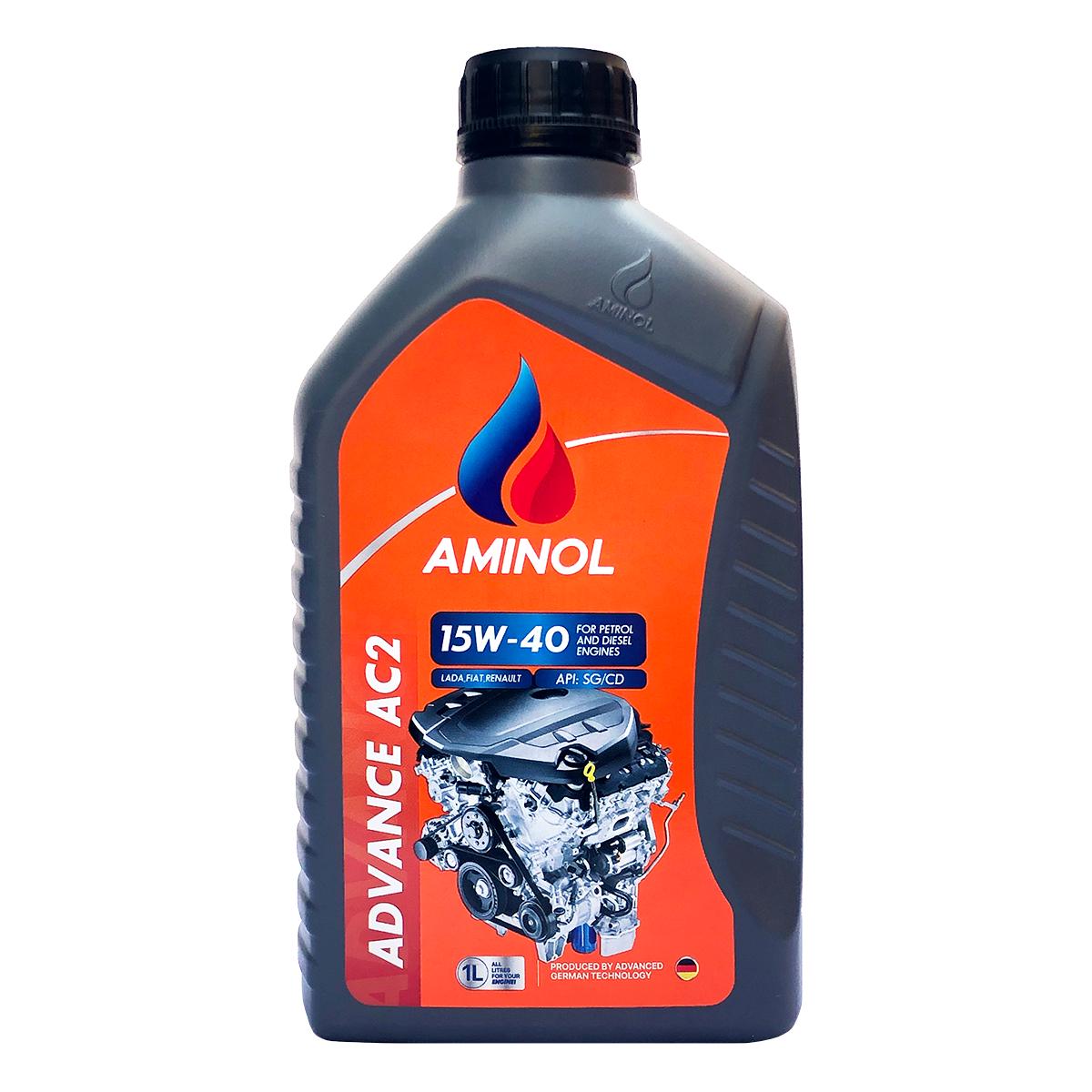 Моторне мастило автомобільне Aminol Advance AC2 15W-40 1 л (164943)