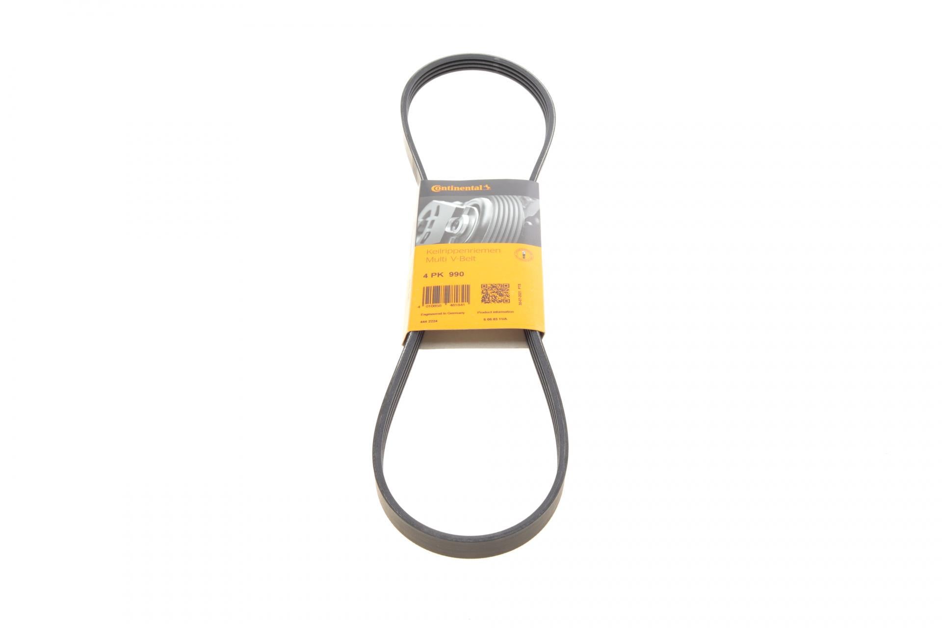 Ремінь генератора Continental Mitsubishi L200 2.0/2.4 4WD 96-07/L400 2.0 16V 95-00/Mazda 323 1.4-1.8 85-01 (4PK990)