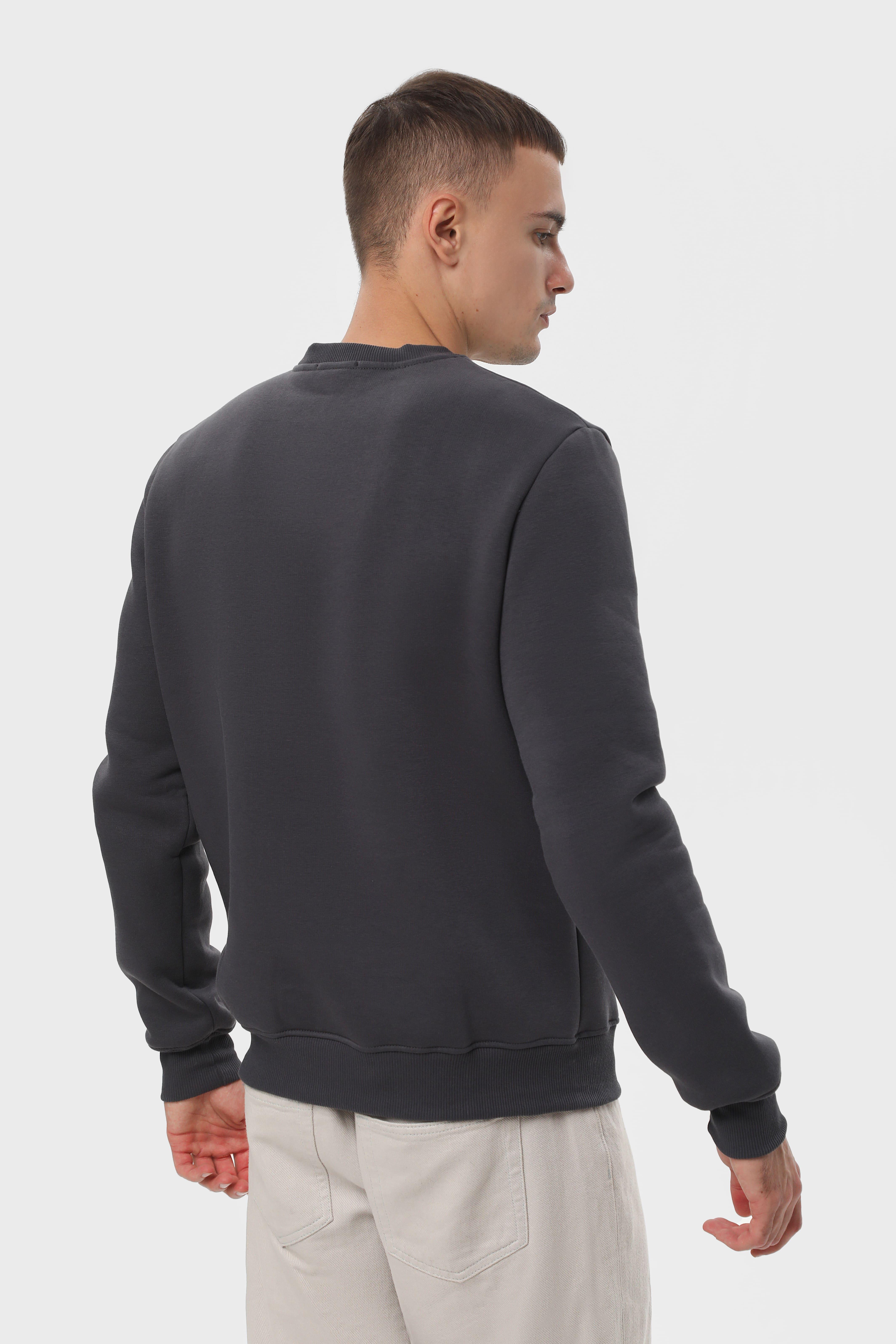 Світшот утеплений RAY BASIC U0301 UNISEX M Темно-сірий - фото 3 Світшот утеплений RAY BASIC U0301 UNISEX M Темно-сірий - фото 3