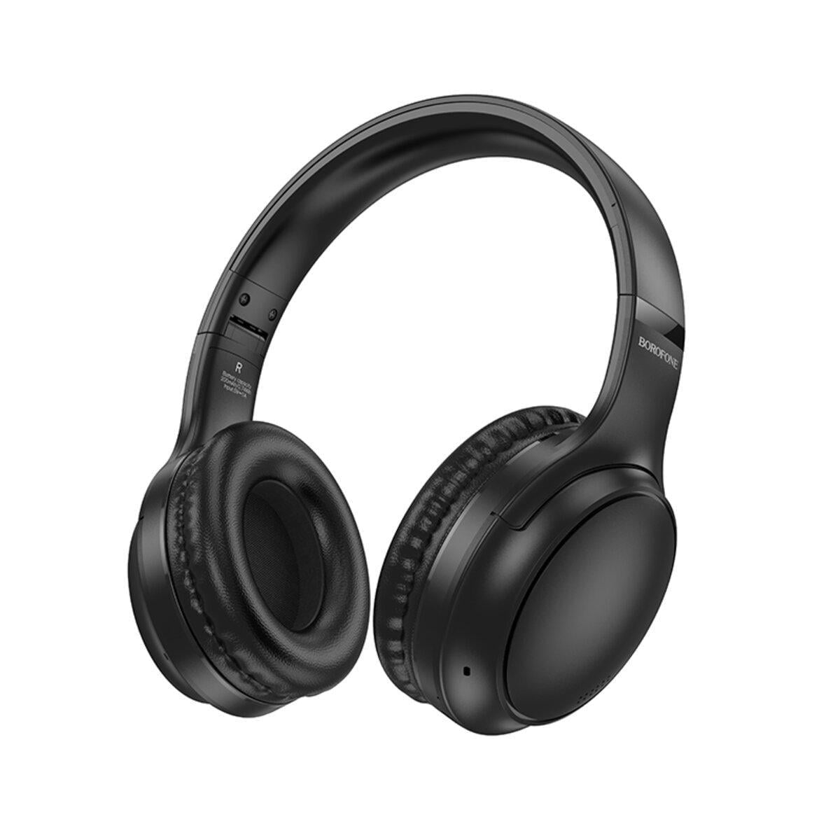 Наушники беспроводные Borofone BO29 с AUX Bluetooth 5.4 до 22 ч Черный (28731124)