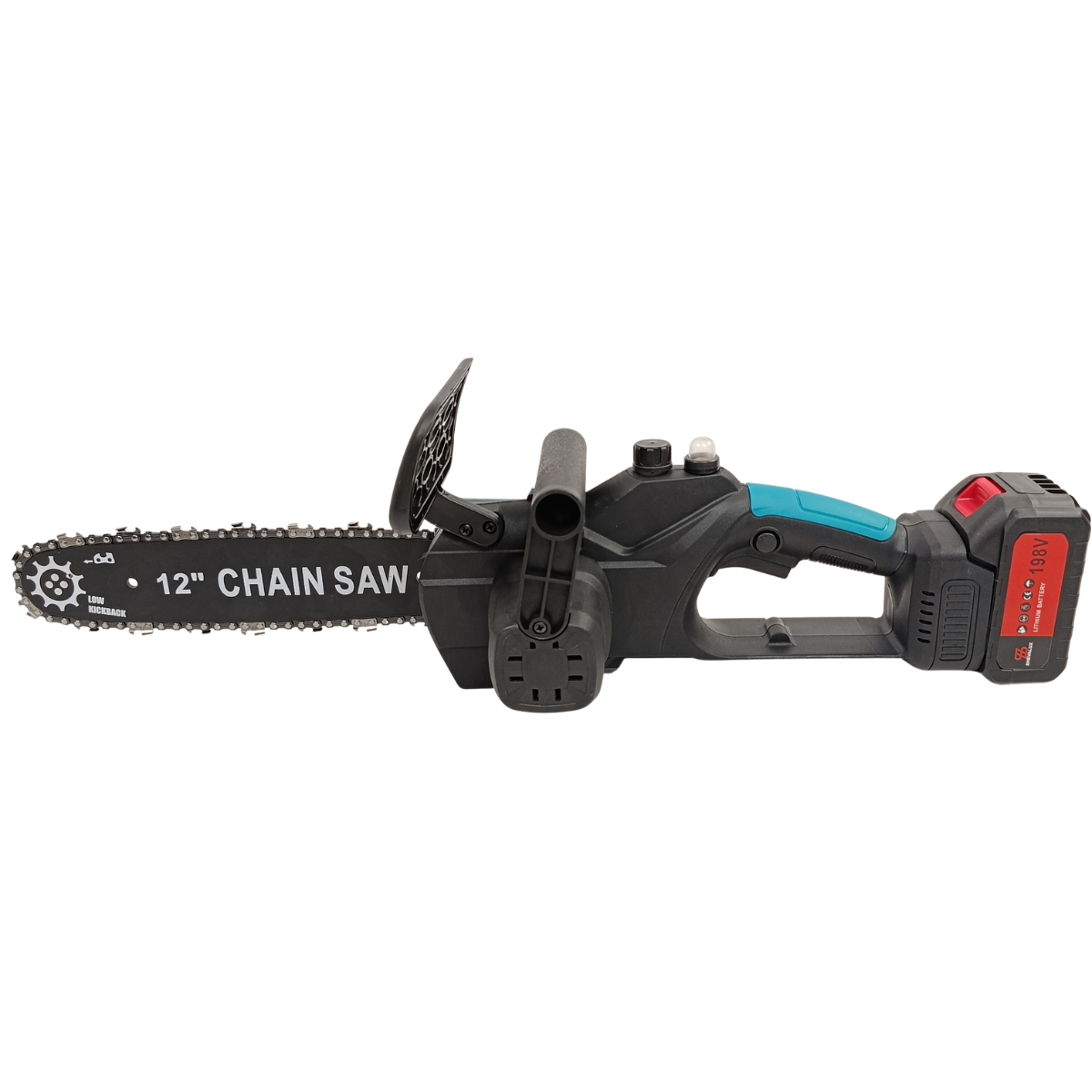Пила цепная аккумуляторная Chain Saw M-9020 12" с 2 аккумуляторами в кейсе Black/Blue