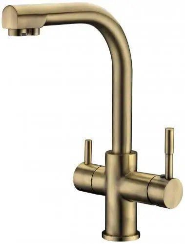 Смеситель Epelli Duos Bronze с подключением отфильтрованной воды