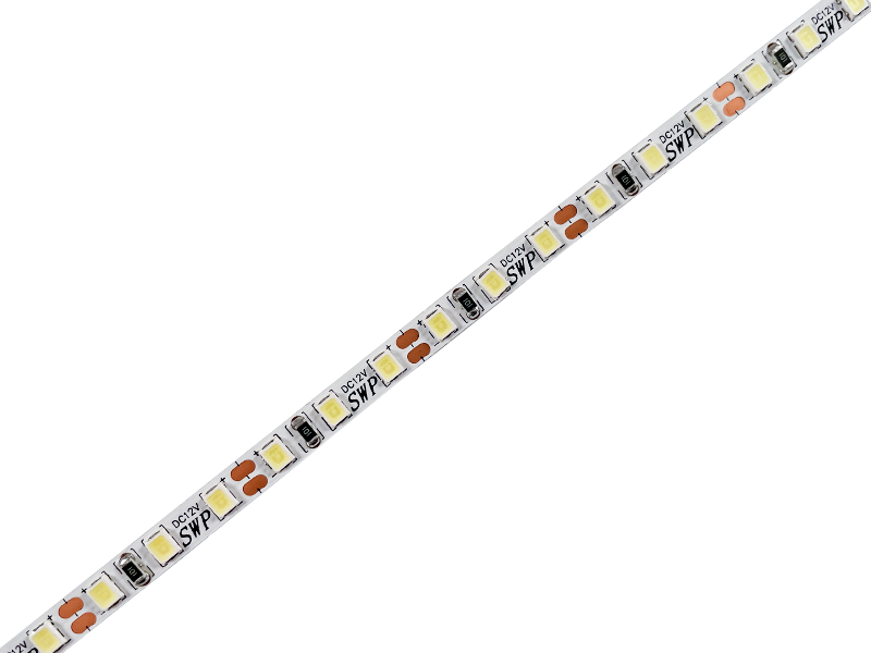 Світлодіодна стрічка 1 м SMD2835 120 LED 12В 12Вт 1080Лм IP33 6500К холодний білий (5843) - фото 2