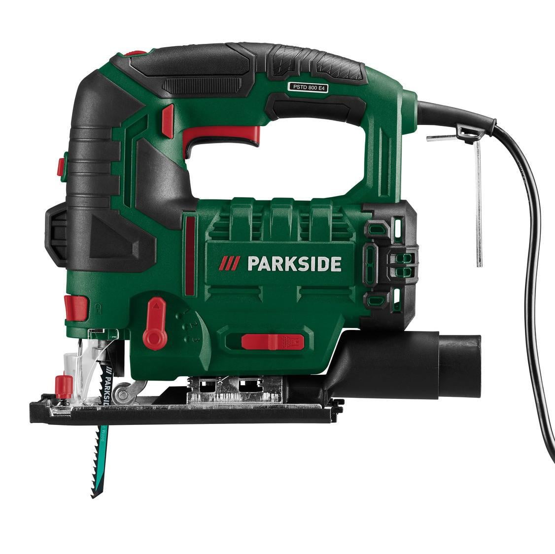 Электролобзик маятниковый PARKSIDE PSTD 800 E4 с LED-подсветкой (PSTD 800 E4) Электролобзик маятниковый PARKSIDE PSTD 800 E4 с LED-подсветкой (PSTD 800 E4)